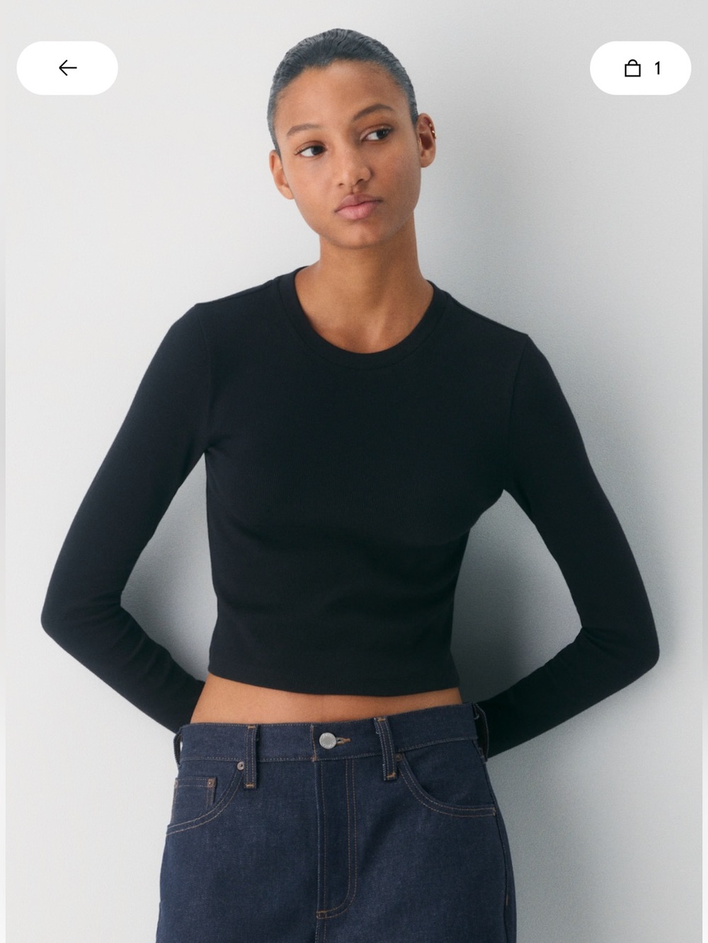 Homestretch Rib Crew Waist Longsleeve